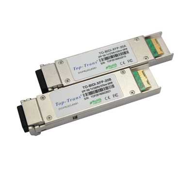 20Km 10G SFP Modul 1270nm 1330nm 10GBASE-BX XFP MSA RoHS