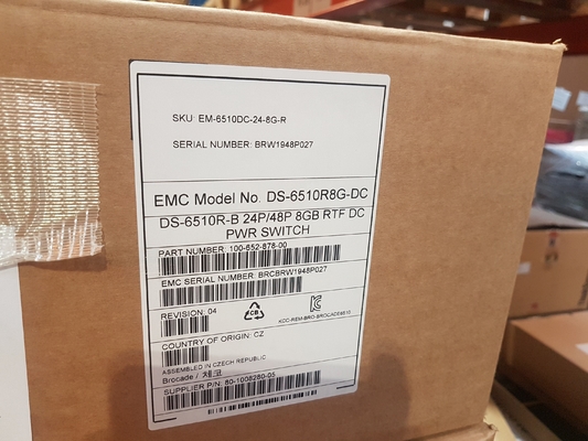 SAN-Portschalter EM-6510-24-8G-R Brokat 8GB EMC DS6510B 24 aktiver