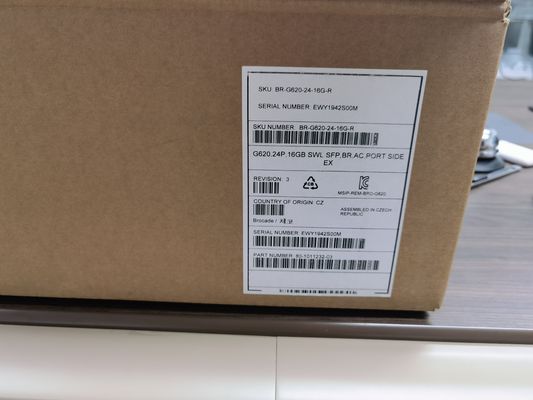 Brocade G620 SAN-Switch mit 24 aktiven Ports, Gen 6 Fibre Channel und 2 Tbit/s Gesamtbandbreite
