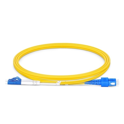 5m LC UPC Sc UPC zum Duplexmonomode- des faser-Flecken-Kabel-OS2