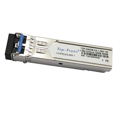 1,25 G DWDM SFP Optischer Transceiver 120 km Netzwerklösung mit geringer Verlustleistung