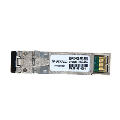 Top Trans MSA und TAA 25GBase-ER SFP28 Transceiver SMF 1310nm 40km LC DOM