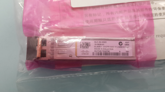 Cisco SFP 1.25G 550M 850 fiberoptische Transceivers GLC-SX-MMD Nanometers