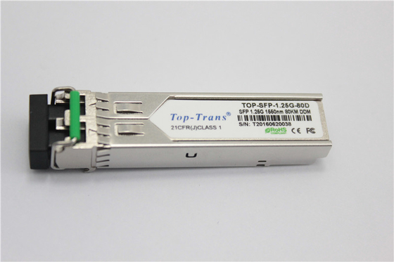 Singlemode optischer Transceiver 1550nm 80KM Fortinet FR-TRAN-ZX Gigabit Ethernet SFP