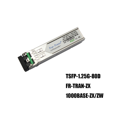 Singlemode optischer Transceiver 1550nm 80KM Fortinet FR-TRAN-ZX Gigabit Ethernet SFP