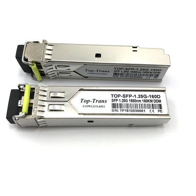 Transceiver 1550nm 160km des Wacholderbusch-SFP-1GE-EZX-160 1.25G SFP Singlemode