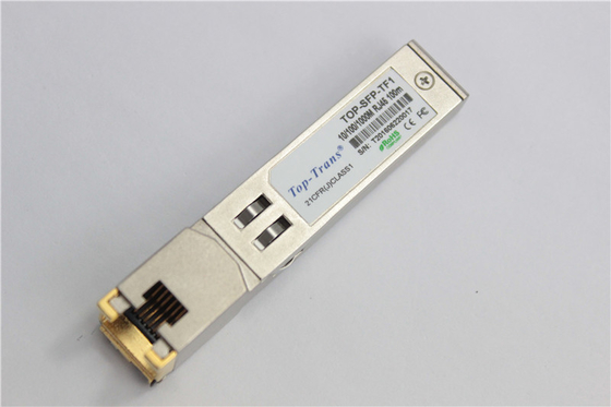 Kompatibles kupfernes RJ45 SFP 100m Modul des Wacholderbusch-SRX-SFP-1GE-T-ET des Konverter-Cat5