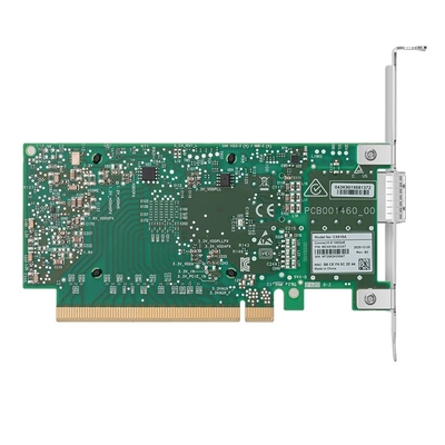 Ethernet-Karte NVIDIA Mellanoxs MCX515A-CCAT 100GbE QSFP28 Hafen-PCIe3.0 X16 ConnectX-5