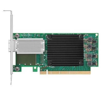 Ethernet-Karte NVIDIA Mellanoxs MCX515A-CCAT 100GbE QSFP28 Hafen-PCIe3.0 X16 ConnectX-5