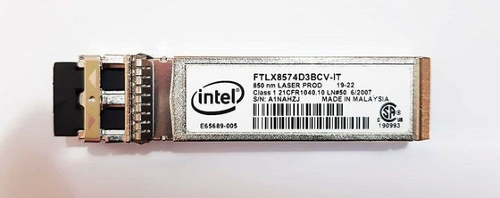 Transceiver-Modul Intels FTLX8574D3BCV-IT 1G/10G 850nm optisches Datacom-SFP+ in mehreren Betriebsarten