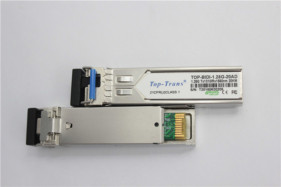 Simplex-LC Transceiver Ciscos GLC-BX-20U 1.25G BIDI SFP 1310nm 1550nm 20km SMF