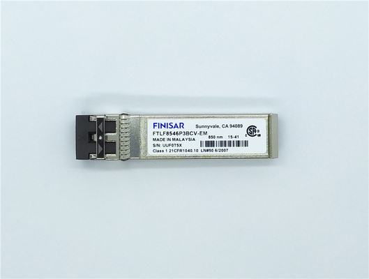 Faser-Optiktransceivers Finisar 14.025Gb/S 850nm MMF für Ethernet und Faser-Kanal