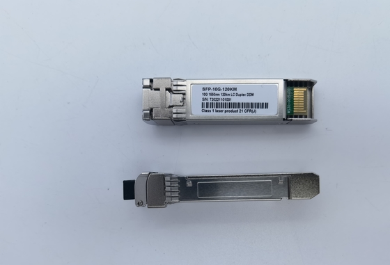Fernstrecke 10G SFP+ ZR+ 1550nm 80km 100km 120km SMF optischer Transceiver