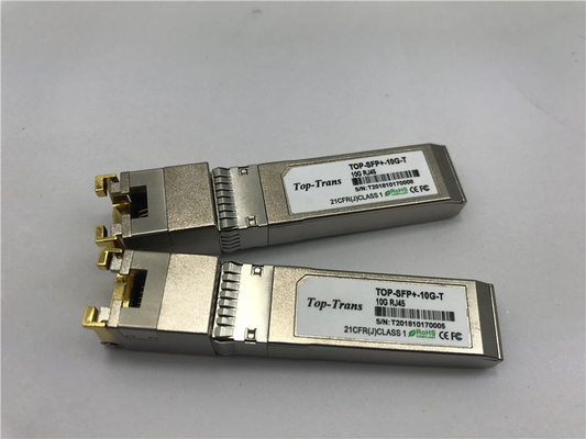 Kompatibler 10G Transceiver Mellanox MFM1T02A-T 10GBASE-T Kupfer-RJ45 SFP+