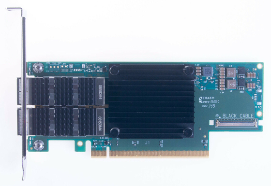 Adapter Mellanox MCX653106A-ECAT HPE P24249-001 InfiniBand HDR 100GbE QSFP56 PCIe NIC