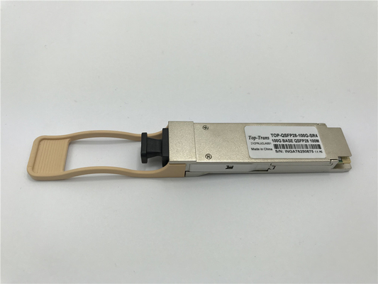 100GBASE-SR4 QSFP28 Transceiver Modul 100G Multimode MPO 850NM 70M 100M MMF