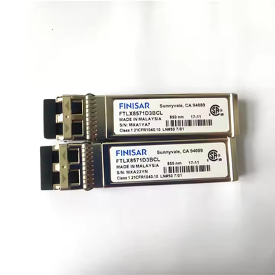 Finisar FTLX8571D3BCL 10Gb/s 850nm Multimode Datacom SFP+ Transceiver Optik für 10G Ethernet MPO POE 4G kompatibel mit SM