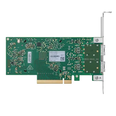 Mellanox MCX512A-ADAT ConnectX-5 Dual 25GbE SFP28 PCIe 4.0 X8 Adapterkarte Hochleistungs-Glasfaseradapter für Low Fiber