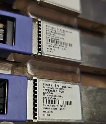 Neue Finisar QSFP-DD-800G-DR8 500m SMF MPO16 Parallele optische Module Hochgeschwindigkeit 800G Netzwerk-Switch 16 Kernkapazität 400G Glasfaserausrüstung