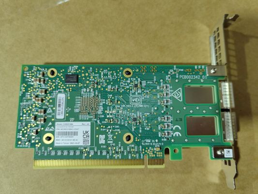 Mellanox QSFP56 Netzwerkadapterkarte 100GbE Dual-Port MCX623106AC-CDAT Glasfaserausrüstung