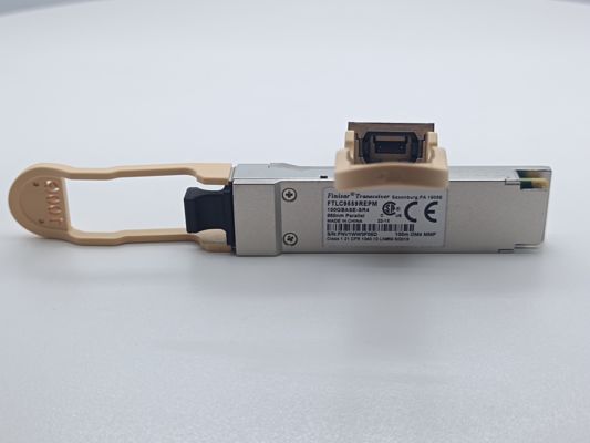 Finisar FTLC9555WEPM 100G QSFP28 Fiber Optic Transceiver 100M MMF CPRI 100Gb Ethernet Wired LAN Hot Pluggable Port DC 5V