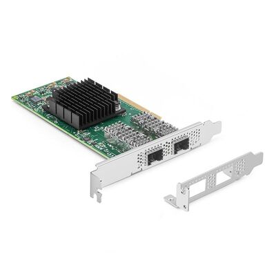 Mellanox MCX653106A-HDAT 40G Dual-Port QSFP56 Faseroptik-Adapterkarte für 40G Ethernet mit 1-Jahresgarantie