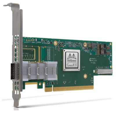 NVIDIA Connect-6 VPI-Serie MCX654106A-HCAT Ethernet-Netzwerk-Schnittstellenkarte PCIe 3.0x16 Dual Port 200Gb/s QSFP56 Server