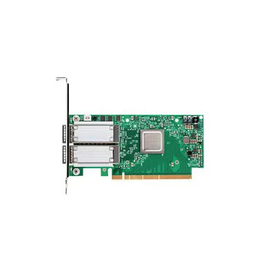 Mellanox MCX654106A-ECAT Connect-6 Dual-Port QSFP56 100GbE Drahtgebundene Netzwerkkarte für das Rechenzentrum Internal Server PCIe Stock