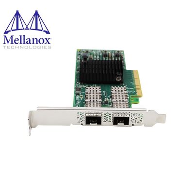 Mellanox MCX654106A-ECAT Connect-6 Dual-Port QSFP56 100GbE Drahtgebundene Netzwerkkarte für das Rechenzentrum Internal Server PCIe Stock