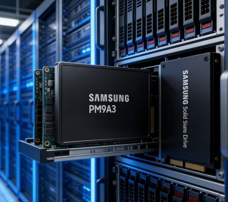 Samsung MZQL23T8HCLS-00B7C 3,84TB Enterprise SSD PCIe 4.0 U.2 NVMe 1.4 für Server-Rechenzentren