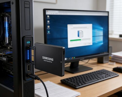 Samsung MZQLB7T6HALA-00W07 7.68TB PCIe 3.0 NVMe U.2 Enterprise SSD für Server-Datencenter