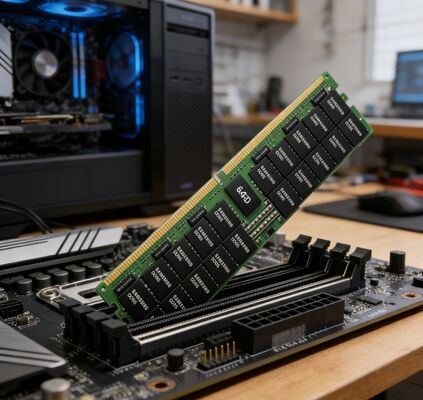 Samsung M321R8GA0PB0-CWMXJ 64GB DDR5 5600MHz PC5-44800 2Rx4 ECC Registered RDIMM 1.1V Server-Arbeitsspeicher RAM