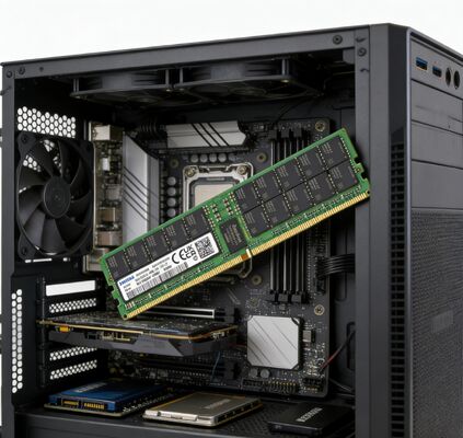 Samsung M321R8GA0PB0-CWMCJ 64GB DDR5 5600MT/s (PC5-44800) ECC RDIMM 2Rx4 1.1V Serverspeicher RAM