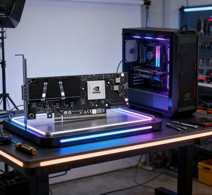 NVIDIA C8220 ConnectX-8 SuperNIC 200GbE/400GbE NDR200 InfiniBand PCIe 6.0 QSFP112-Netzwerkkarte