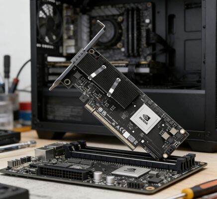 NVIDIA C8220 ConnectX-8 SuperNIC 200GbE/400GbE NDR200 InfiniBand PCIe 6.0 QSFP112-Netzwerkkarte