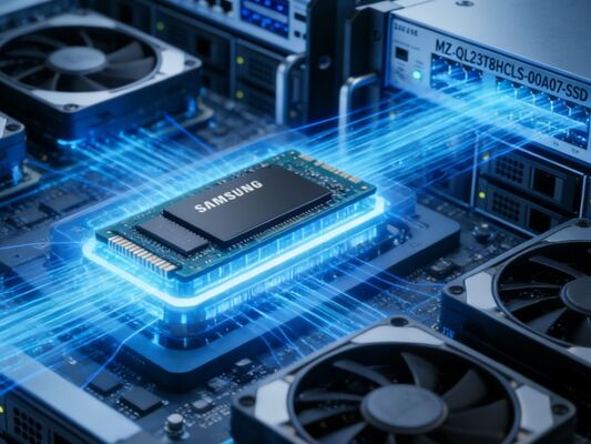 Samsung MZQL23T8HCLS-00A07 3.84TB Enterprise SSD U.2 PCIe 4.0 NVMe 1.0 DWPD 5-Jahres Garantie Festplattenlaufwerk