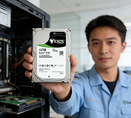 Seagate ST12000NM000J 12TB Laptop HDD 7200 RPM 256MB Cache SATA III CMR 2,5" interne Festplatte