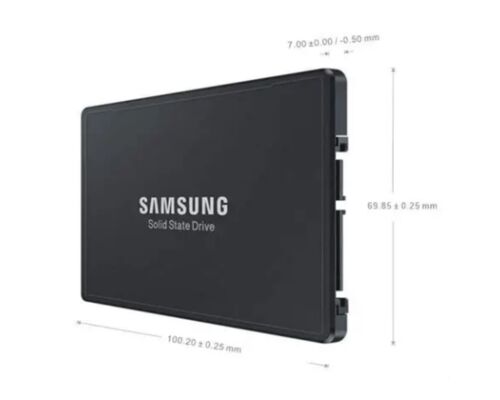 Samsung MZQL27T6HBLA-00A07 PM9A3 7,68TB U.2 NVMe SSD PCIe4.0 x4 6,35 cm Enterprise Data Center Solid State Drive