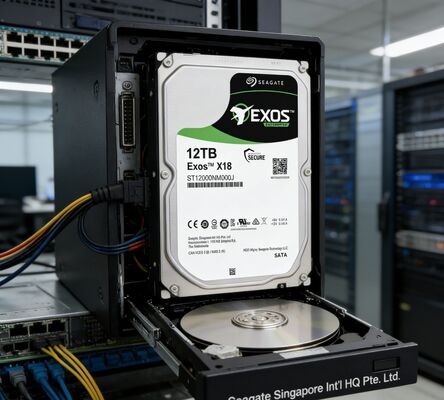 Seagate Exos X18 ST12000NM000J 12TB 7200RPM SATA 6Gb/s Enterprise Hard Drive