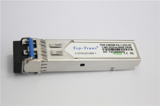 Transceiver-Modul-Faser 1.25g SFP Optik-schnelles Ethernet-Monomode- LC-Verbindungsstück-80Km