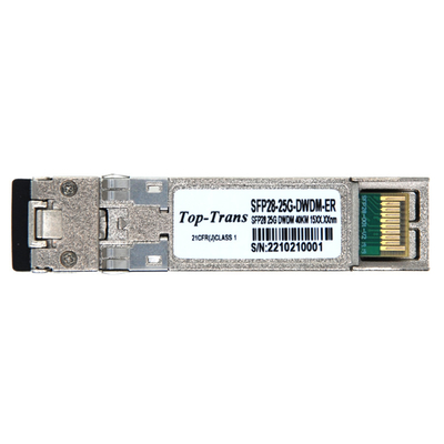 Doppel-LC DOM For 5G IoT Zugang 25g Sfp28 DWDM des Transceiver-25GBASE CPRI C Band-40KM SMF