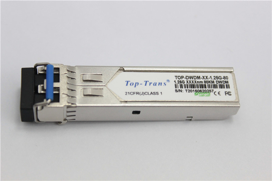 Duplex-LC SFP optisches heißes steckbares 1.25G DWDM SFP Transceiver-80Km