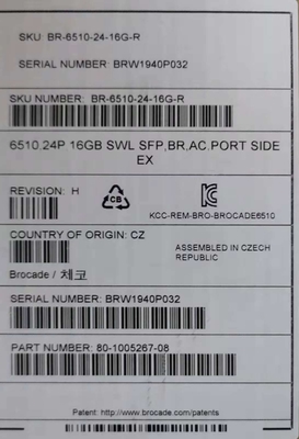 BR-6510-48-16 G-R Brocade Enterprise Bundle gehandhabtes Gestell Schalter-48 Häfen